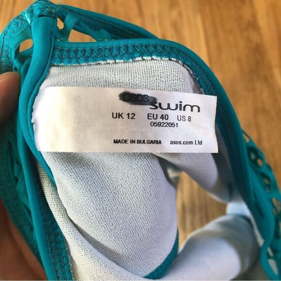 ASOS Swim High Waisted Bikini Bottoms - Picture 3 of 3